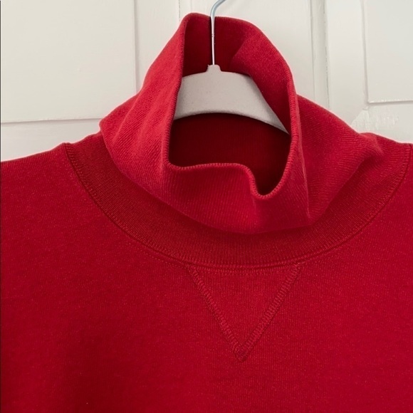 VTG Russell Athletic red mock neck sweatshirt - Picture 2 of 4